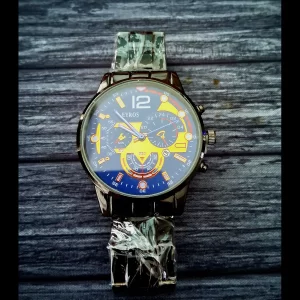 Rare Vintage DEyros Arcade Dial Chronograph New Old Stock