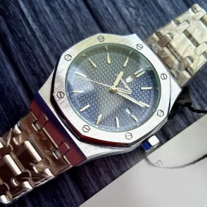 Mens Poedagar Offshore Blue Guilloché Dial Mens Dress Watch