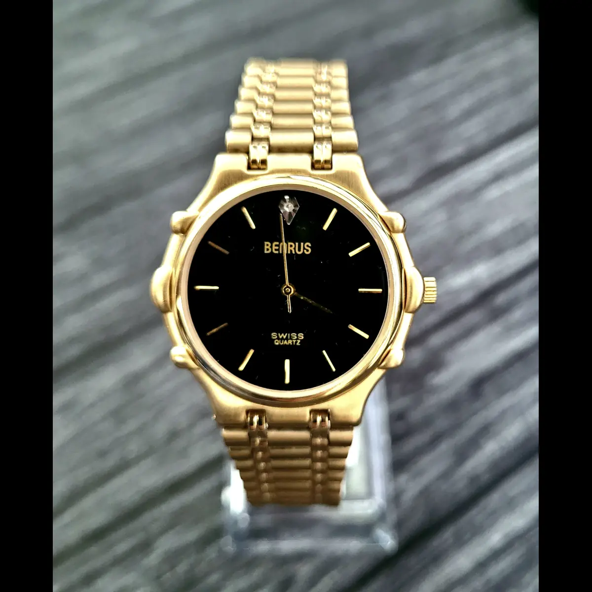 Rare Vintage Benrus Swiss Diamond Executive Watch Never Worn - Image 4