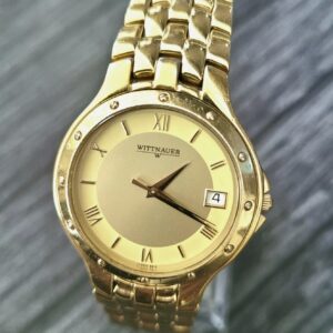 Rare Vintage Retro Wittnauer Jv8223-9514 Swiss Mens Watch