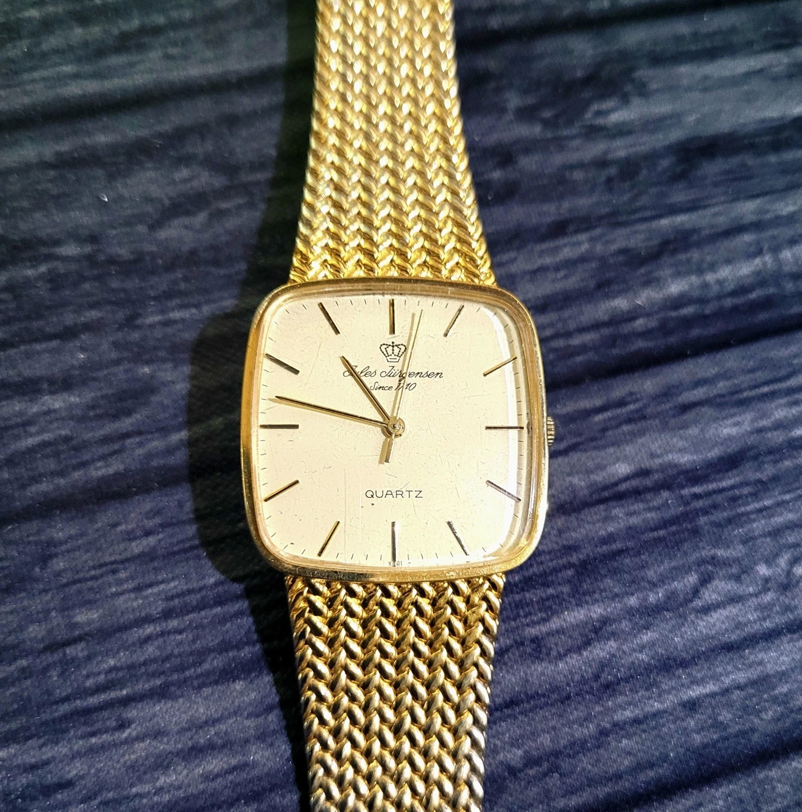 Rare Vintage Jules Jurgensen Retro 70'S Swiss Men's Watch