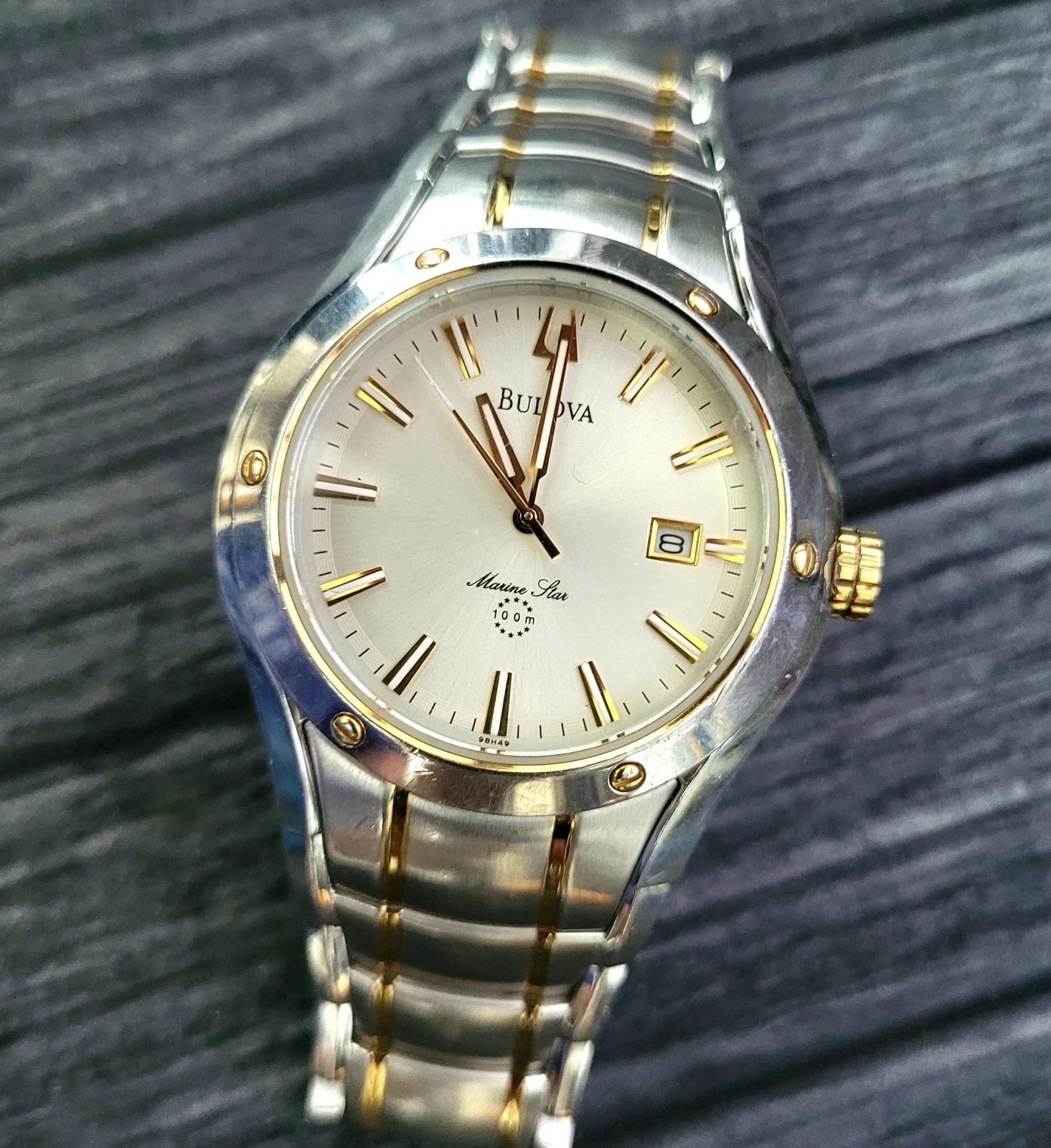 Rare Vintage Bulova Marine Star Men's Classic Diver Watch