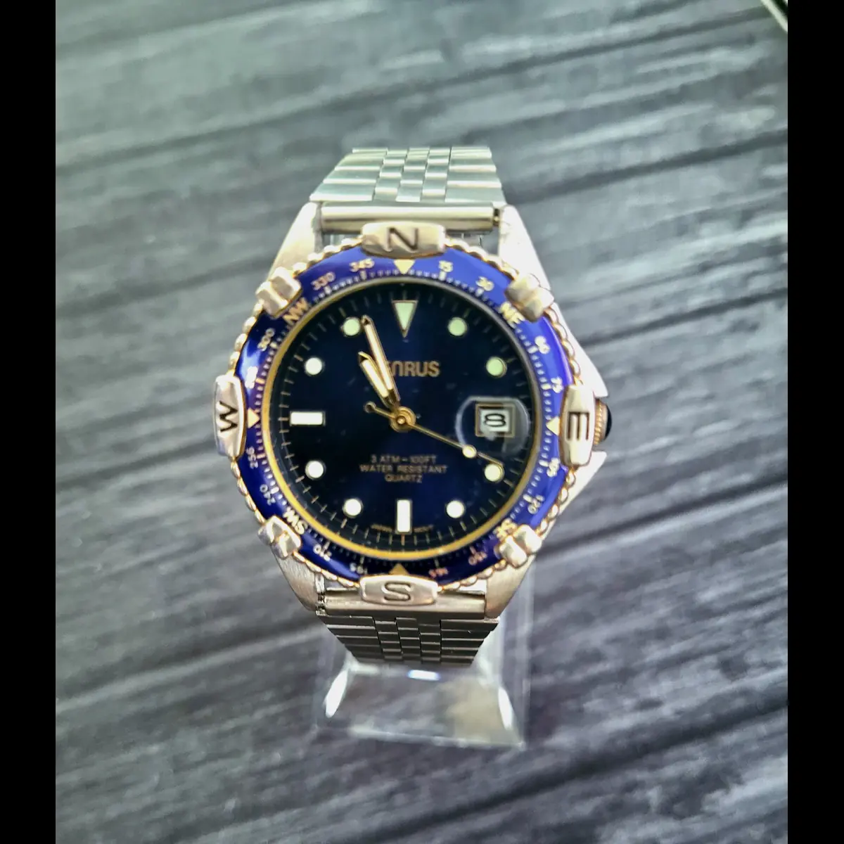 Vintage Collectable Benrus Compass Dive Dress Watch Bnw701 - Image 4