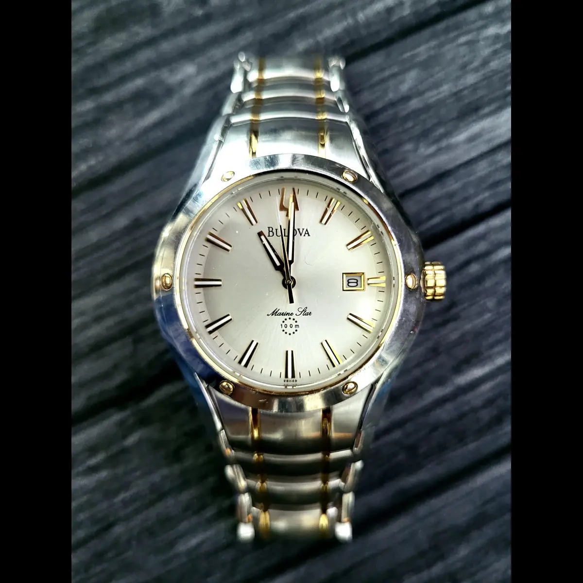 Rare Vintage Bulova Marine Star Men's Classic Diver Watch
