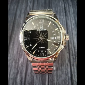 Pablo Raez Swiss Inspired Mens Black Explorer Men's Watch