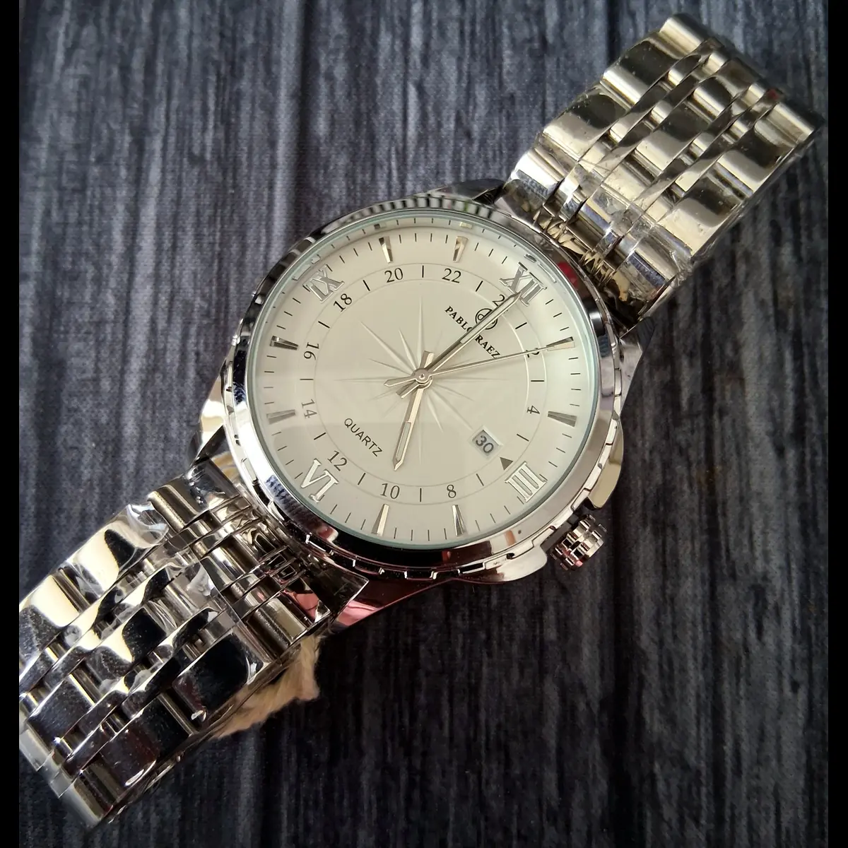 Pablo Raez Swiss Inspired Mens White Explorer Men's Watch - Image 2