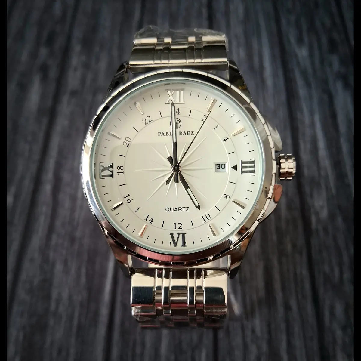 Pablo Raez Swiss Inspired Mens White Explorer Men's Watch