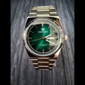 Pablo Raez Prx Style Case Men's Dress Watch Green Dial Watch