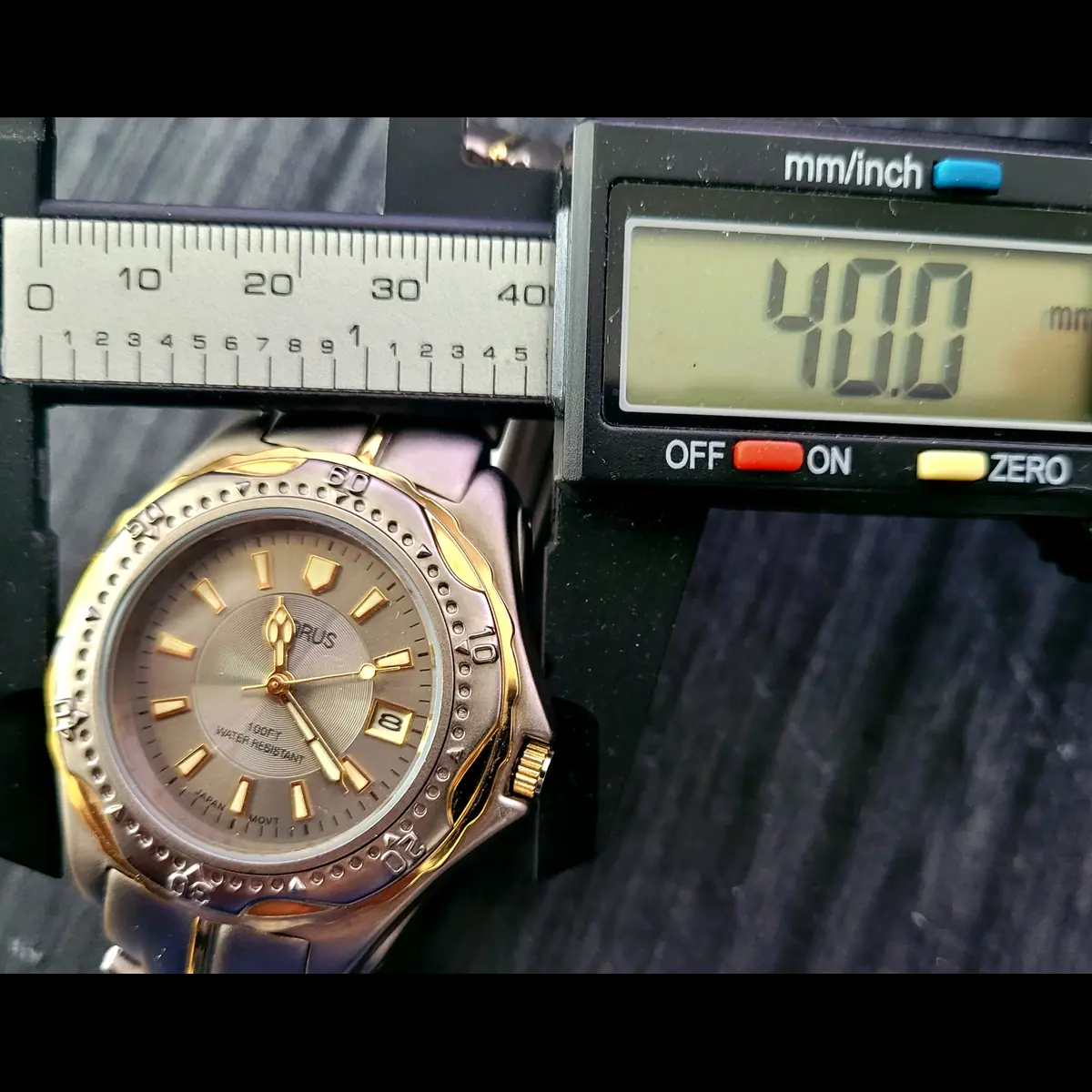 Rare Collectable Vintage Benrus Mens Dive Dress Watch 40mm - Image 3