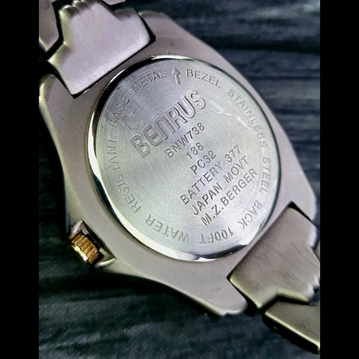 Rare Collectable Vintage Benrus Mens Dive Dress Watch 40mm - Image 5