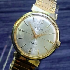 Rare Vintage Wesclox Westport Mechanical Mens Watch Runs