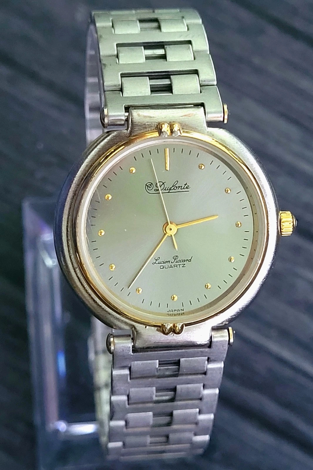 Vintage Dufonte Lucien Piccard 2 Tone Women's Dress Watch