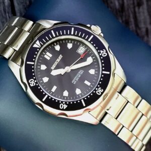 Beuchat Bon Swiss Mens Pro 200m Diver Date Watch New In Box