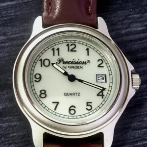 Very Rare Condition Gruen Glow Dial Mens Field Flieger Watch