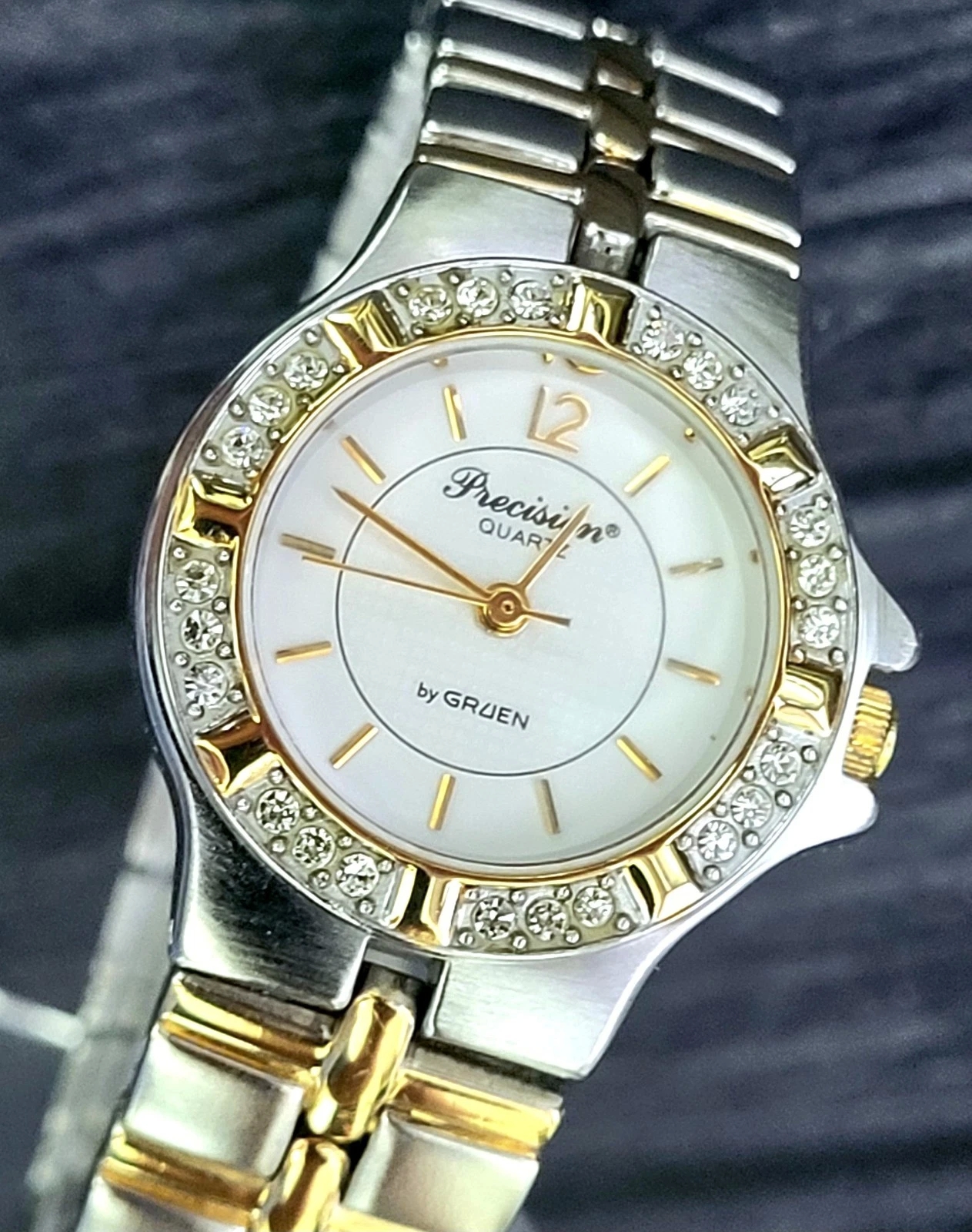 Rare Gruen Precision Diamond Collection Womens Dress Watch