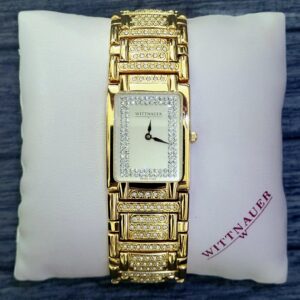 Rare Swiss Wittnauer Sapphire Crystal Mens Tank Dress Watch