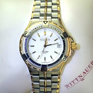 Rare Wittnauer Sapphire Swiss 200M Diver Mens Dress Watch