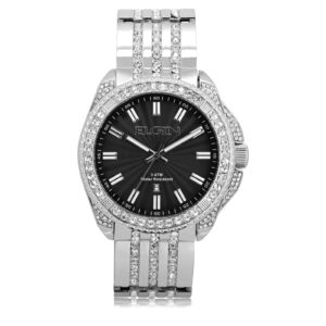 Rare Elgin Diamond Bezel Paved Mens Watch Authorized Dealer