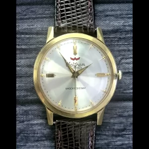 Rare Vintage Waltham Red Arrow Men's 17j Mechanical Watch