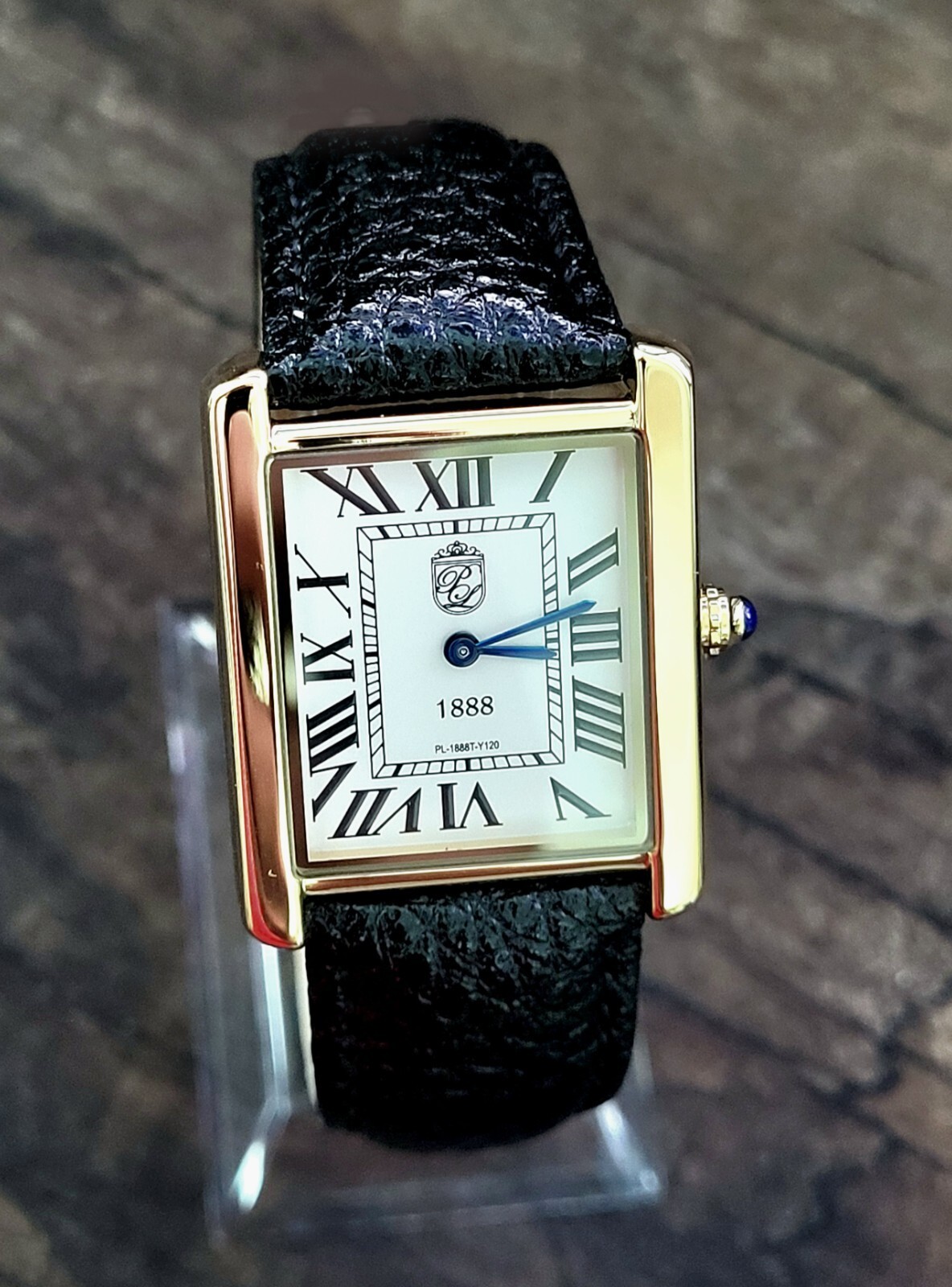 Swiss Design Mens Watch Pierre Lucerne Gold Tank In Box - Image 4