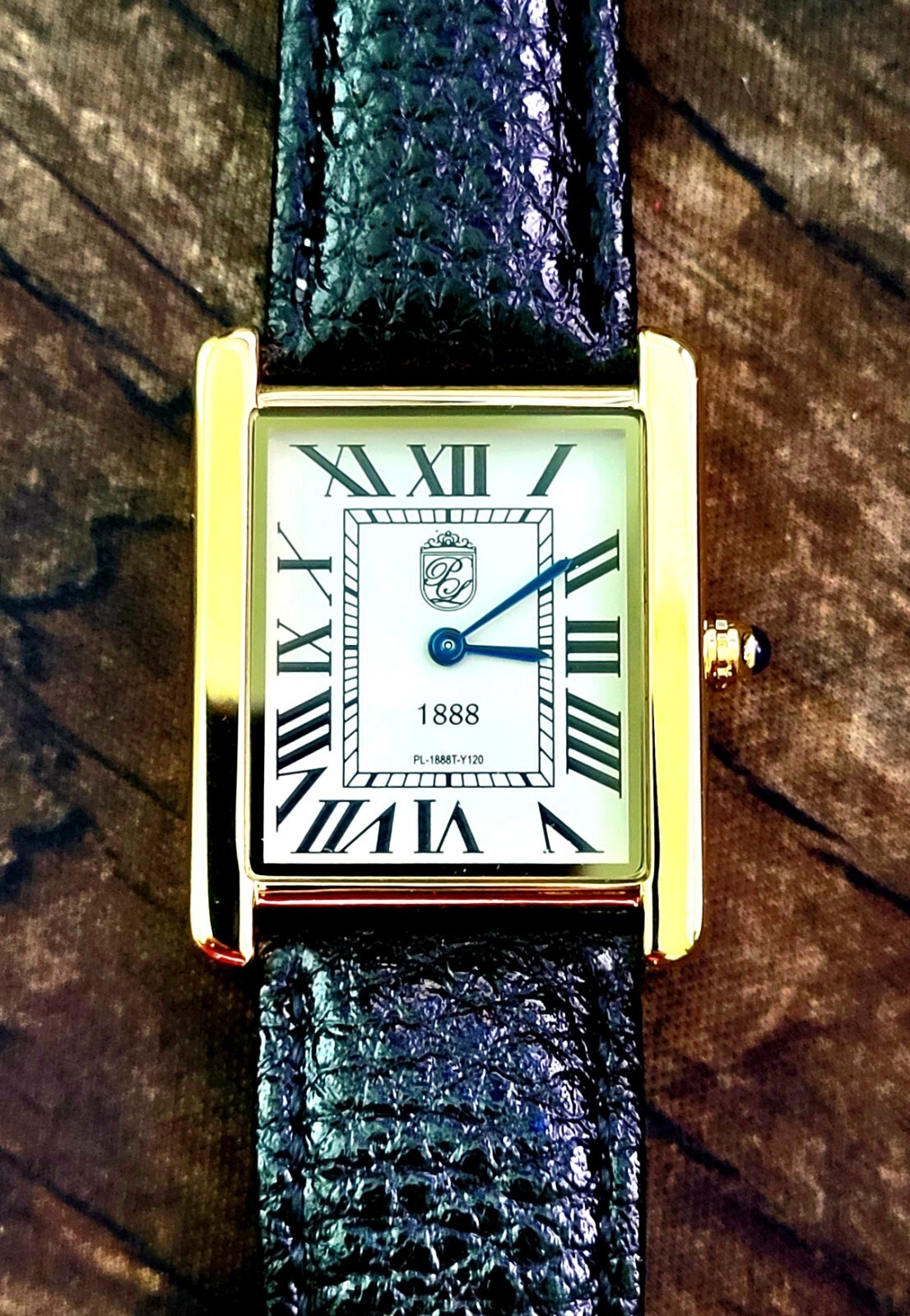 Swiss Design Mens Watch Pierre Lucerne Gold Tank In Box - Image 7