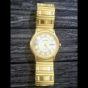 Exquisite Rare Retro Vintage Gruen Pie Pan Dial Men's Watch