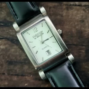Rare Embassy Gruen Vintage Women's Hinged Lug Tank Watch