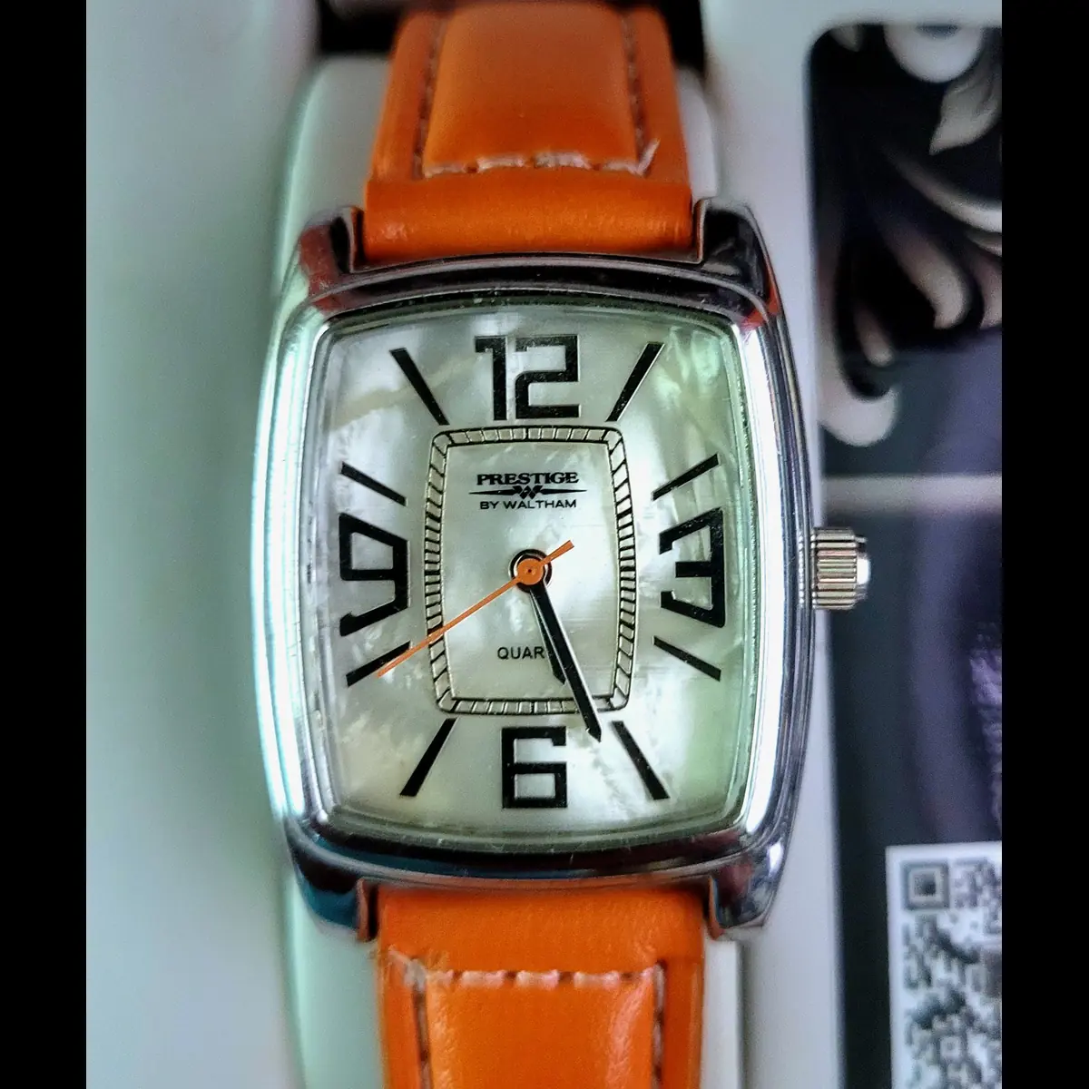Vintage Retro Waltham Prestige Women's Mother Of Pearl Watch