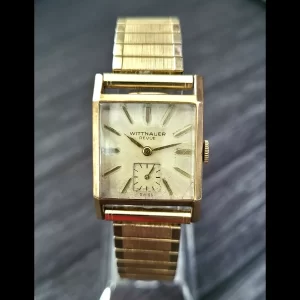 Vintage Wittnauer Revue Mens Swiss Sub Dial Mechanical Watch