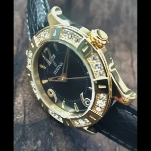 Rare Festina Registered Diamond Collection Mens Swiss Watch
