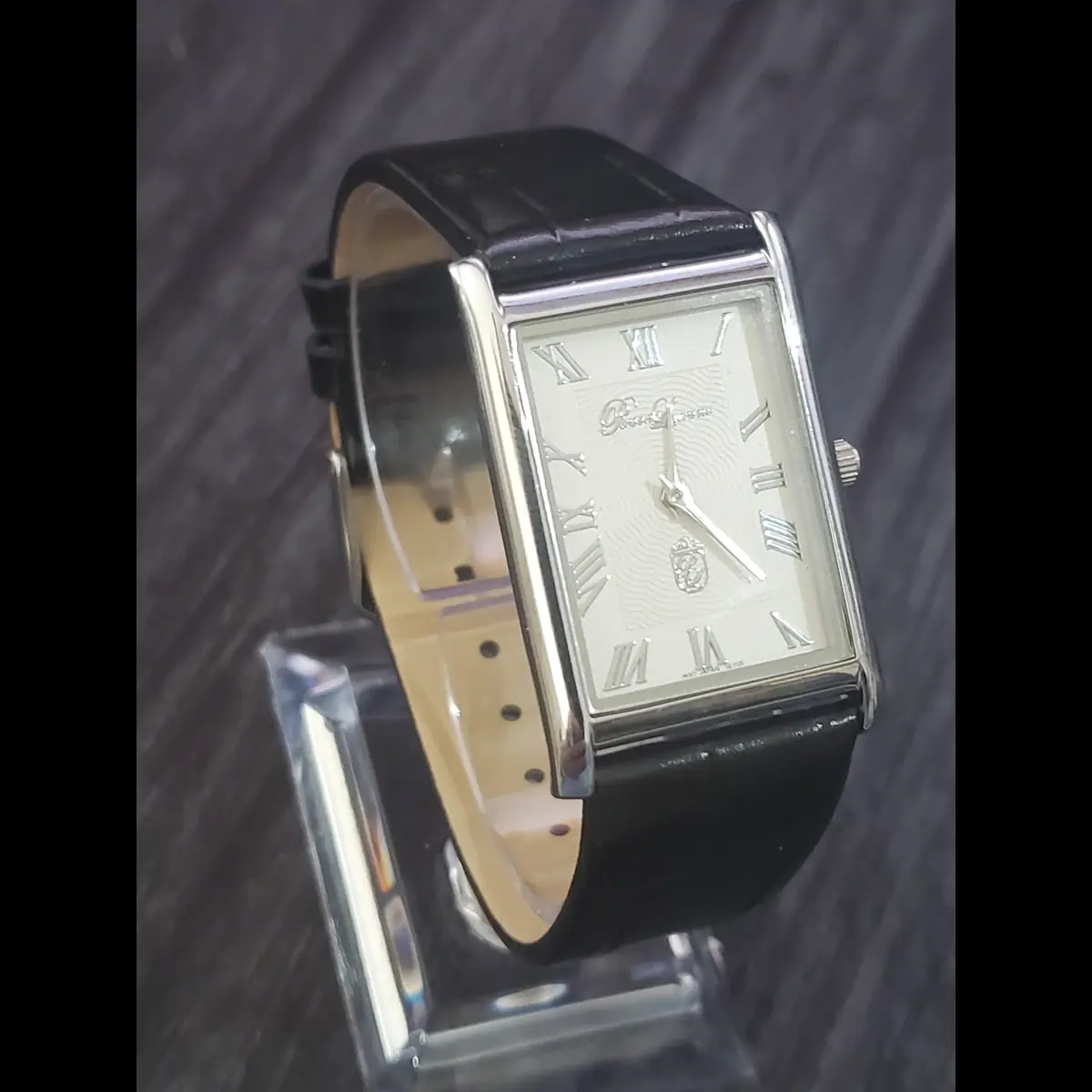 Authentic Pierre Lucerne Seiko Y120 White SQ Mens Tank Dress Watch - Image 2