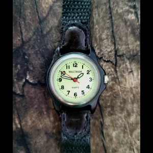 Vintage Waltham Womens 26mm Field Military Watch New Battery